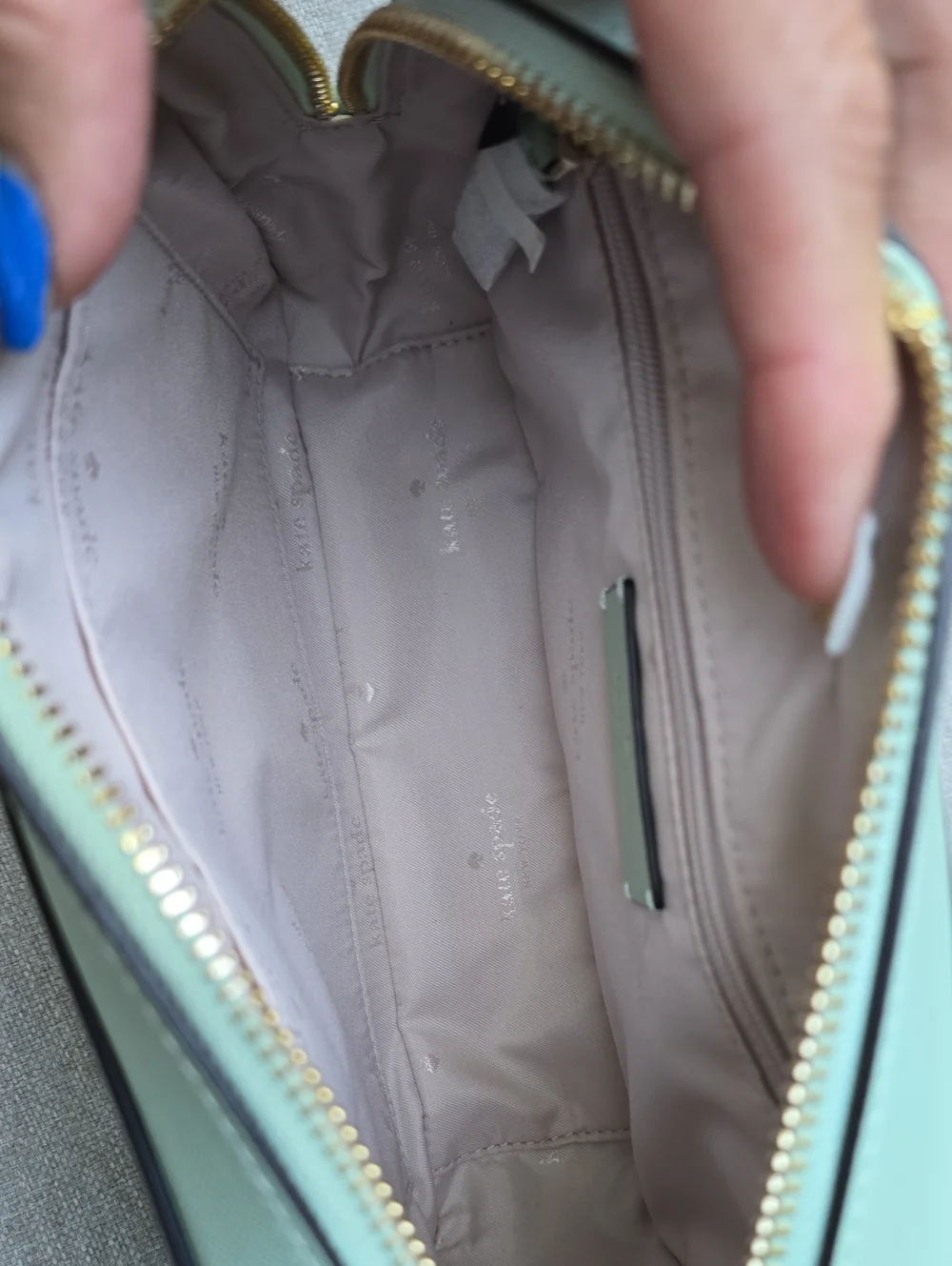 NWOT Kate Spade Pistachio Green Saffiano Crossbody Bag